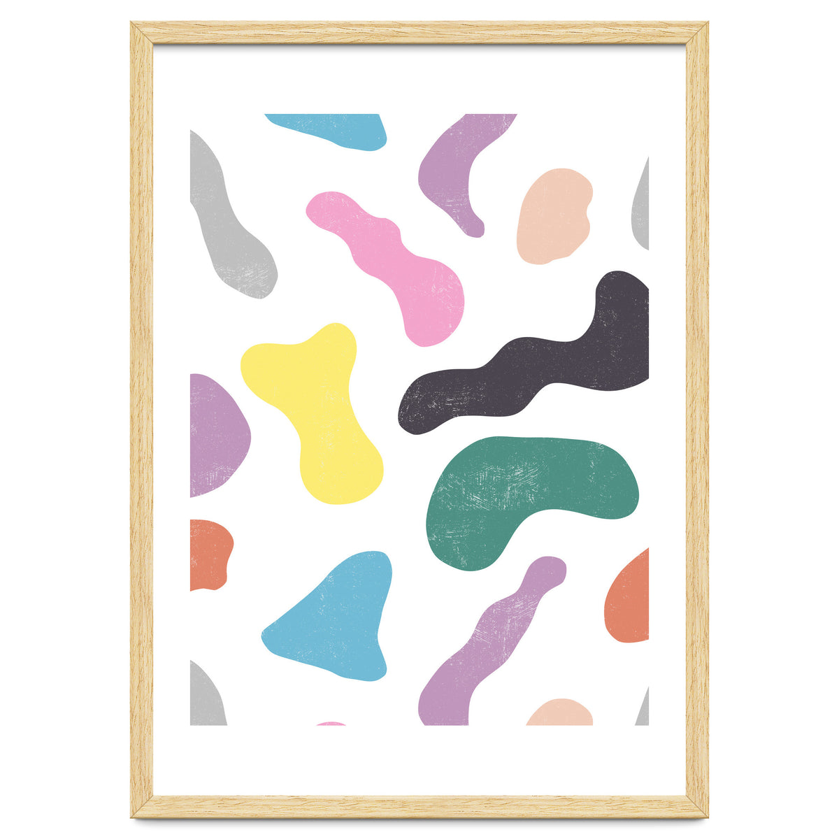 Abstract Organic Memphis Shapes