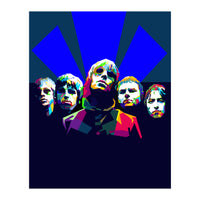 OASIS British Rock Band Art WPAP Trending Now (Print Only)