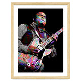 Freddie King American Blues Guitarist Colorful thumbnail
