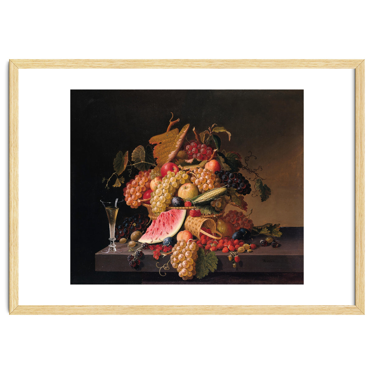 Paul Lacroix (Activo en Nueva York, entre 1855 y 1869-). The Abundance of Summer (s.f). Oil on ca...