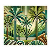 Tropical Art Deco Oasis (Print Only)