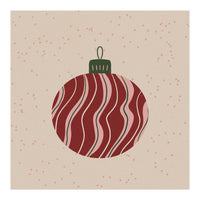 Christmas Globe with swirls (Print Only)