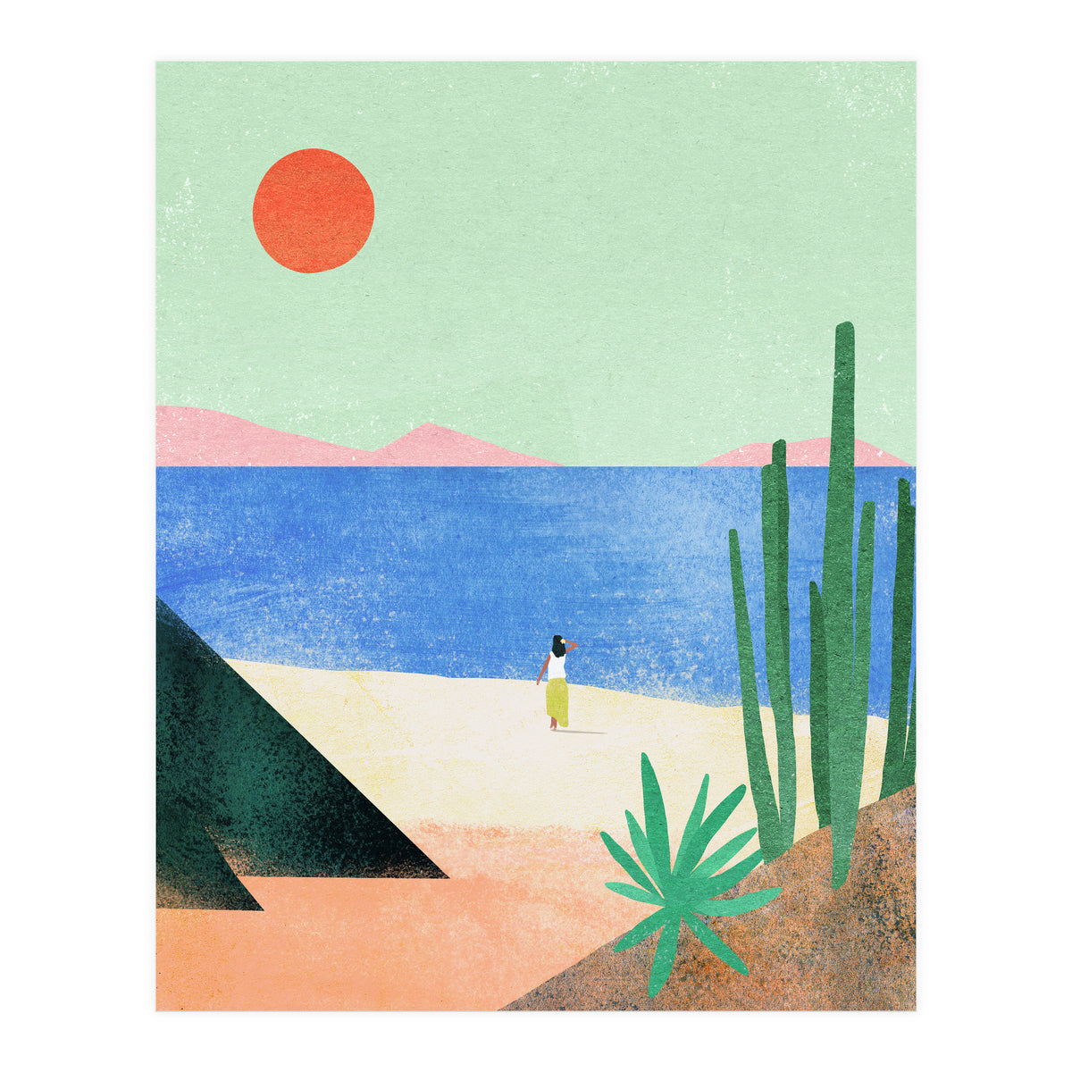 Beach Girl II (Print Only)