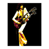 Jimmy Page American Rock Music Legend (Print Only)