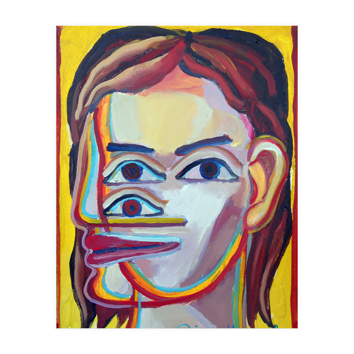 Cabeza De Mujer 26 (Print Only)