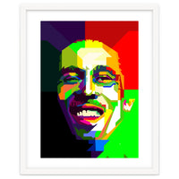 Bob Marley Reggae Icon Pop Art WPAP