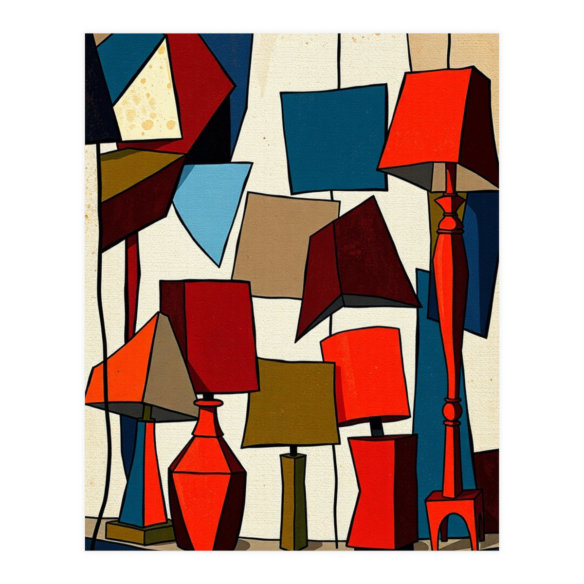 Abstract The Lamp (Print Only)