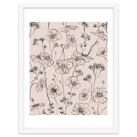 Wild Roses Floral Pattern