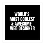 World's most coolest and awesome web designer (Print Only) thumbnail