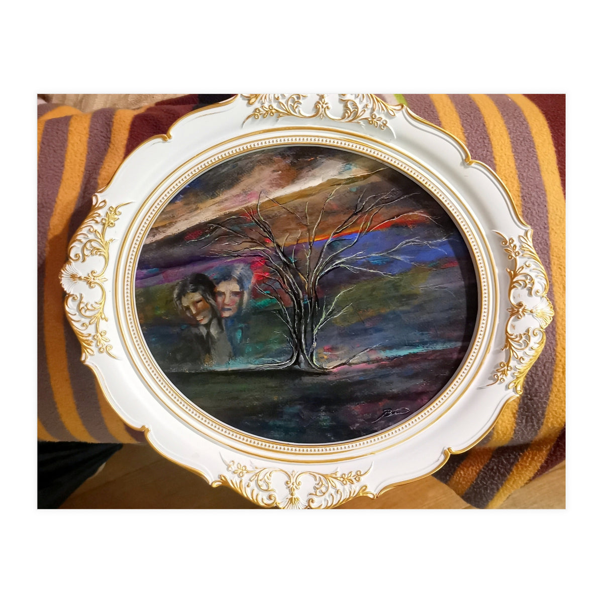 Memory 26x29.cm.acrylic. With Frame 33x38.cm. (Print Only)