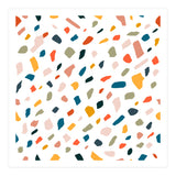 TerrazzoTerrazzo, Abstract Quirky Shapes Bohemian Modern Pattern Confetti Celebration Random Colorful Shapes (Print Only) thumbnail