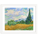 Wheat Field with Cypresses. thumbnail
