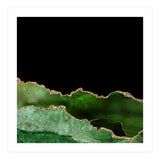 Green & Gold Agate Texture 10  (Print Only) thumbnail