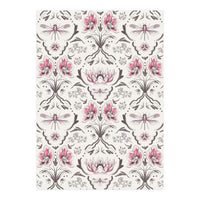 Bohemian Garden Pink Pattern (Print Only)