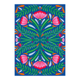 Bold Symmetrical Flowers (Print Only) thumbnail