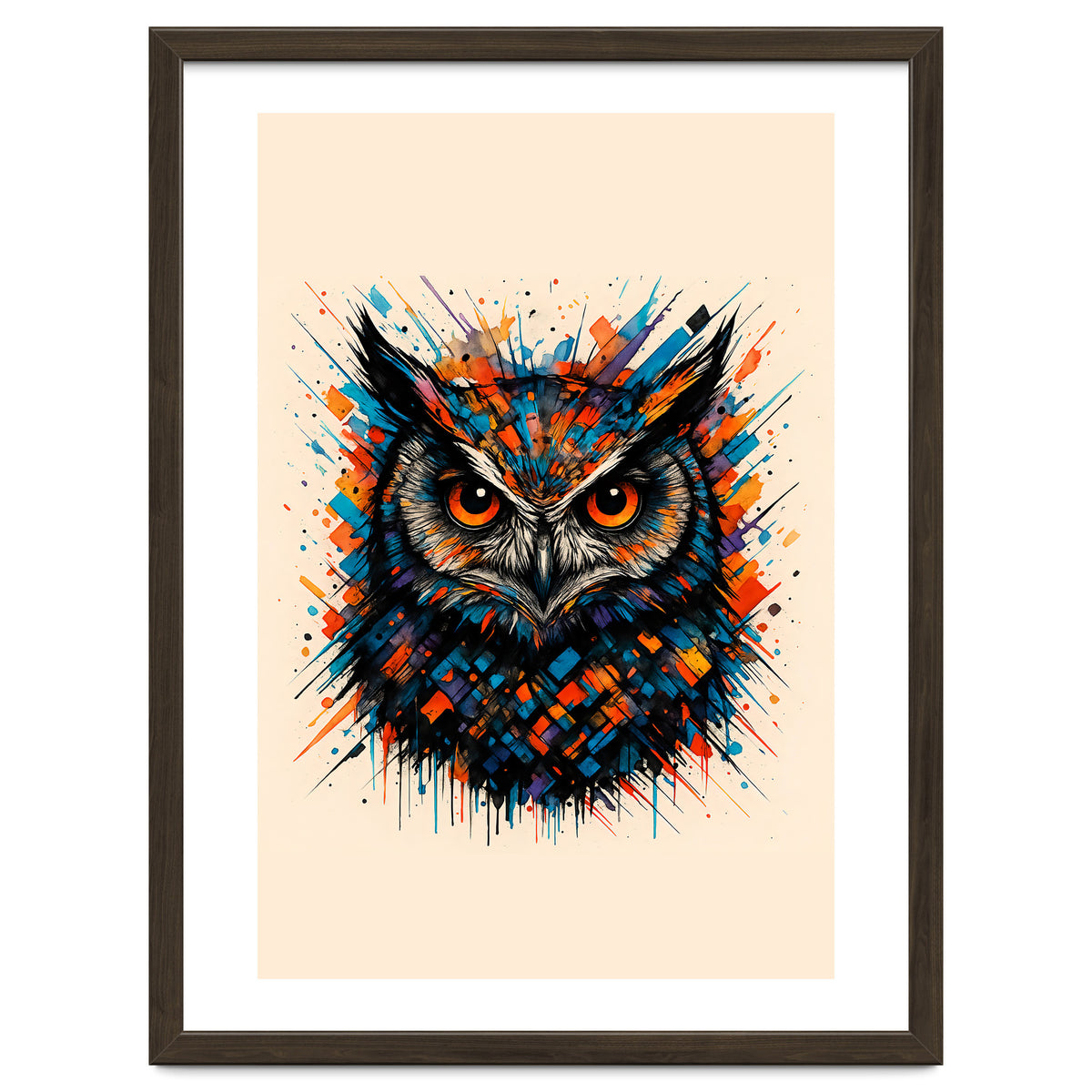 Owl Animal Watercolor