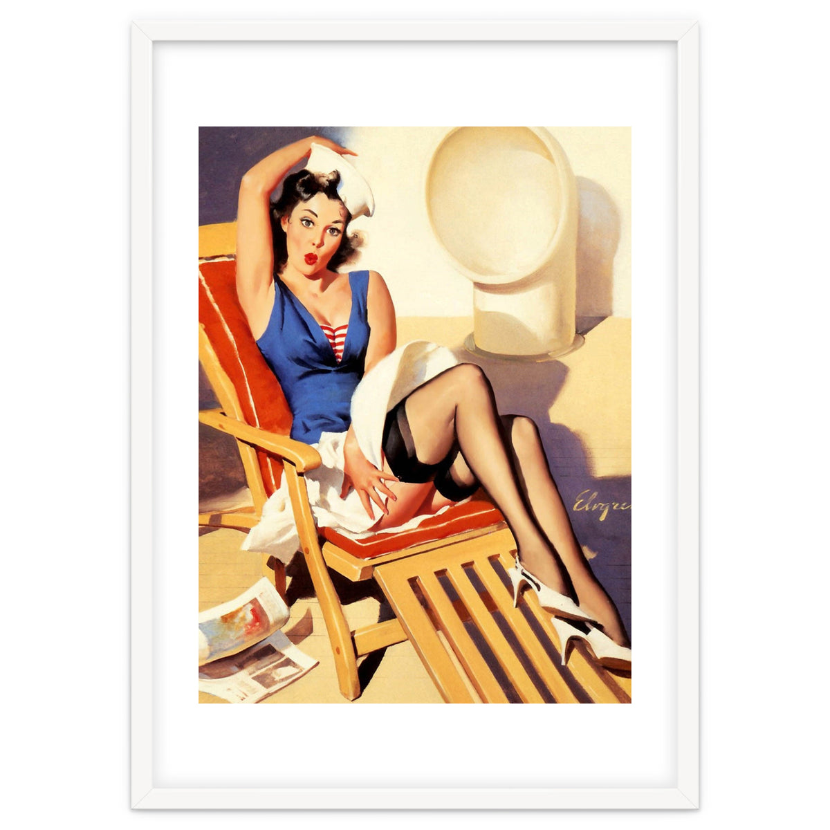 Sudden Wind On The Shipboard Cruiser