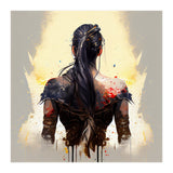 Warrior Woman From Behind (Print Only) thumbnail