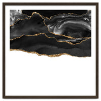 Black & Gold Agate Texture 05