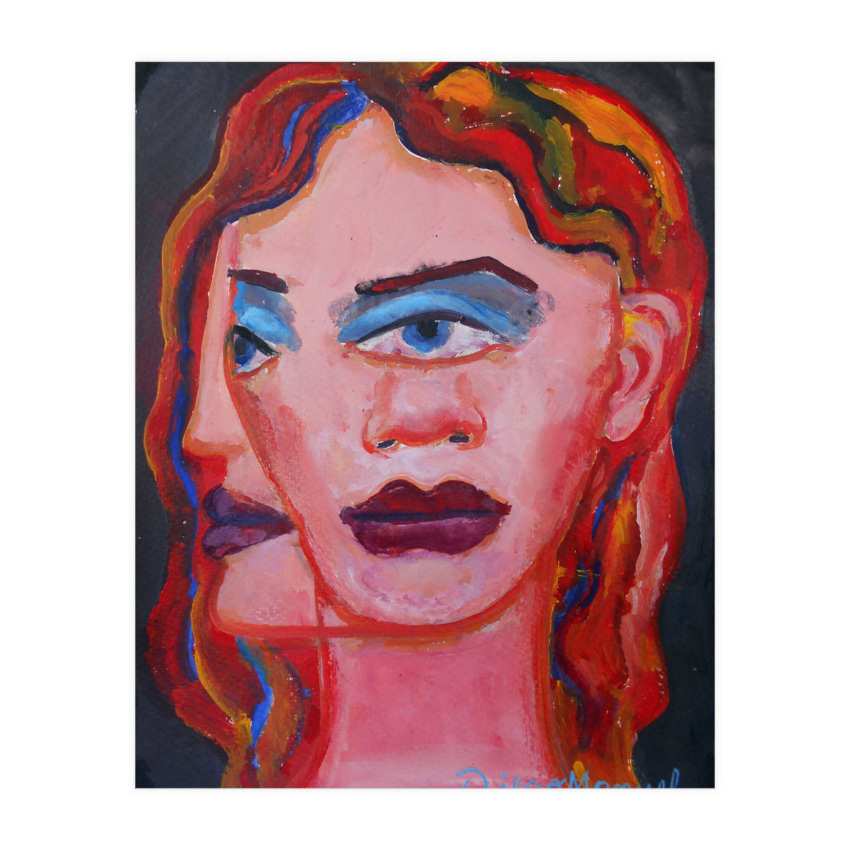 Cabeza De Mujer 7 (Print Only)