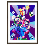 Mario Luigi Popart Cartoon Pop Art thumbnail