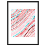 Between the Lines, Pastel Watercolor Abstract Painting, Subtle Neutral Minimal Illustration thumbnail