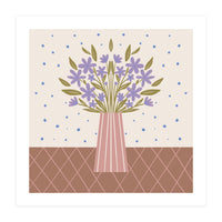 Flower Vase Mocha Mousse (Print Only)