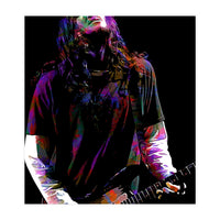 John Frusciante American Musician Guitarist Colorful (Print Only)