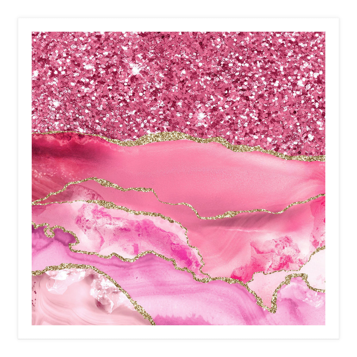 Agate Glitter Dazzle Texture 06  (Print Only)