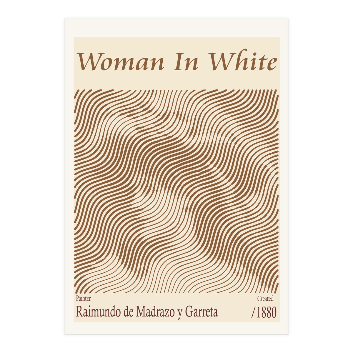 Woman In White – Raimundo De Madrazo Y Garreta (1880) (Print Only)