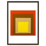 Josef Albers - Red, Brown, Golden thumbnail