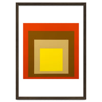 Josef Albers - Red, Brown, Golden