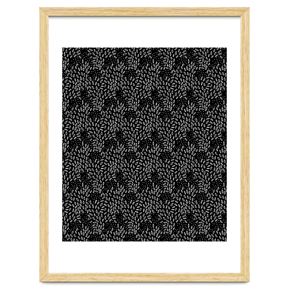 Black Floral Pattern