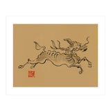 Kirin On Brown Paper (Print Only) thumbnail
