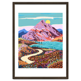 Alice In Wonder Valley, Nature Landscape Floral Positivity Meadow, Mountains Travel Pastel Bohemian Eclectic Spring, River Hope Vintage Good Vibes thumbnail
