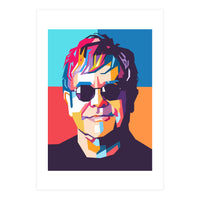 Elton John WPAP pop art (Print Only)