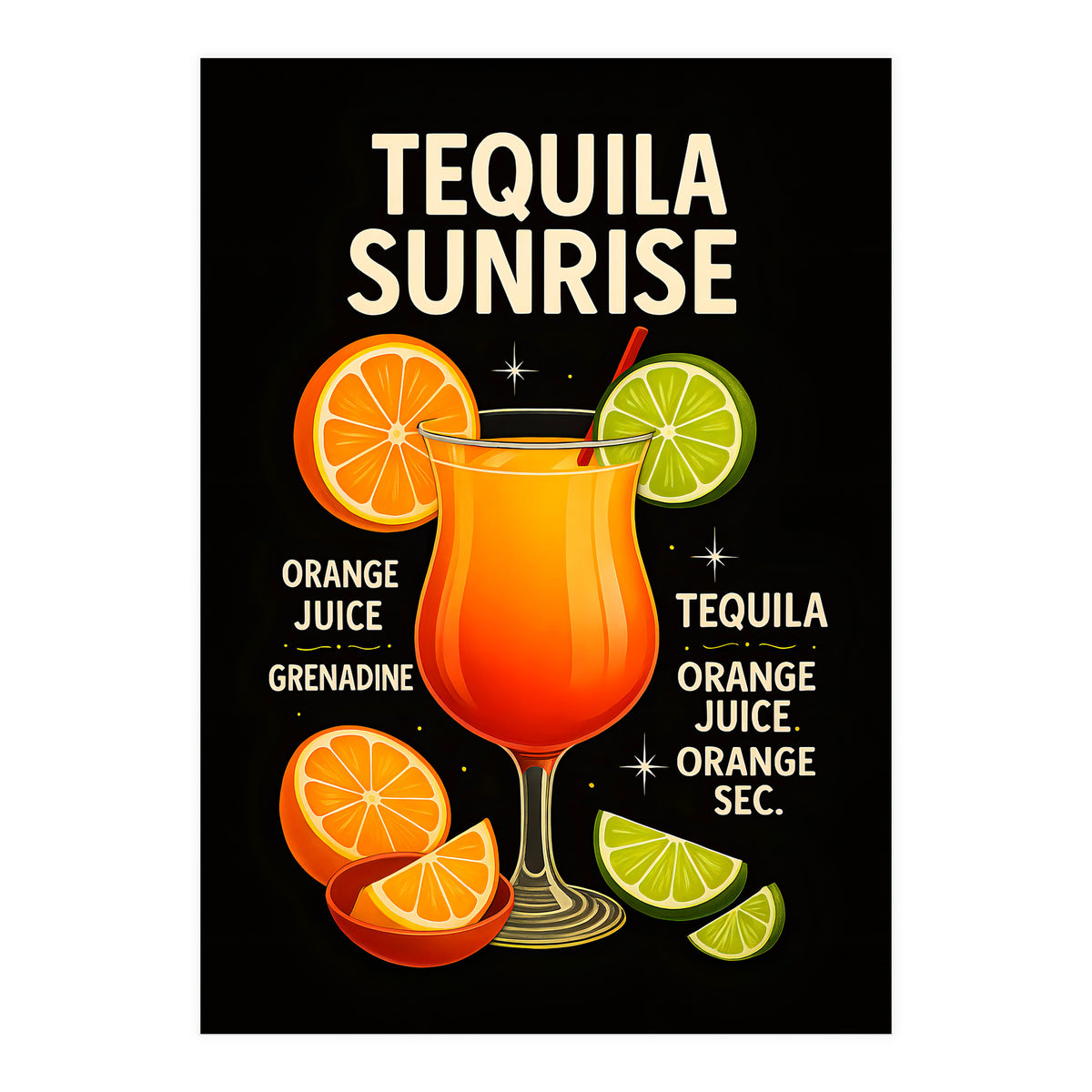 Tequila Sunrise (Print Only)