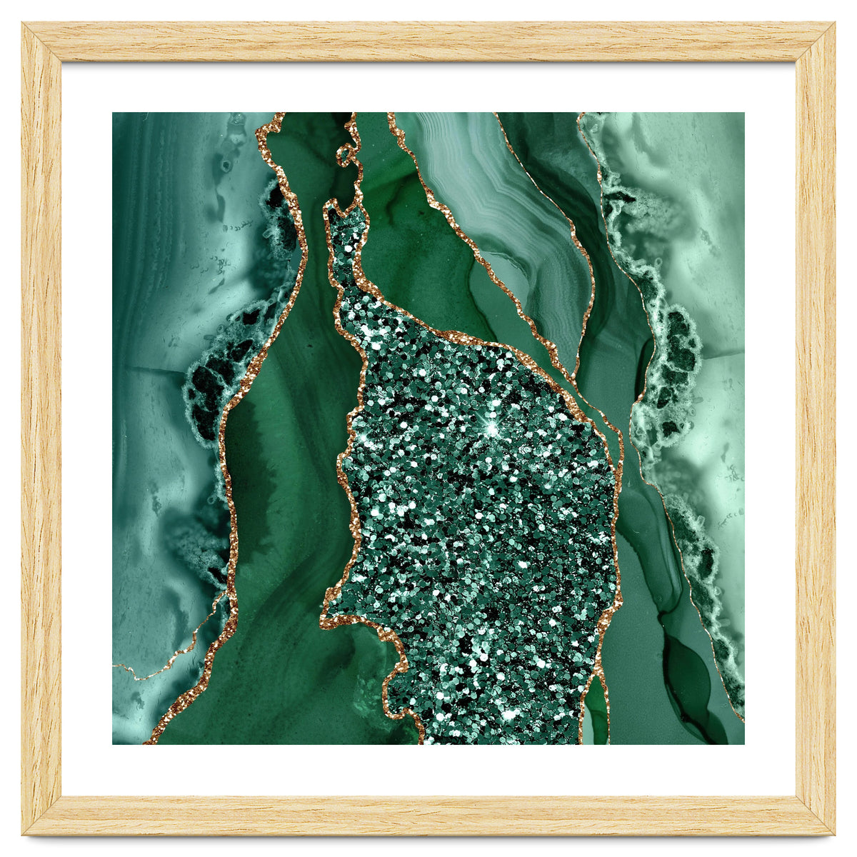 Agate Glitter Ocean Texture 15