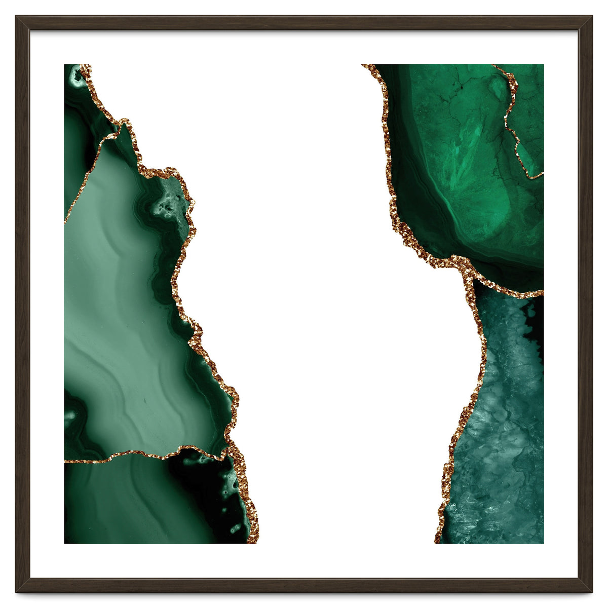 Emerald & Gold Agate Texture 15