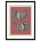 Striped Bird Pair I thumbnail
