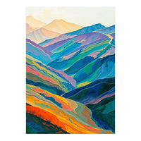 Abstract Mountain Landscape (Print Only)