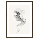 Abstract Black And White Swirling Lines Flowing Form thumbnail