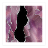 Mauve & Silver Agate Texture 01  (Print Only) thumbnail