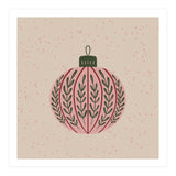 Christmas globe with branches (Print Only) thumbnail