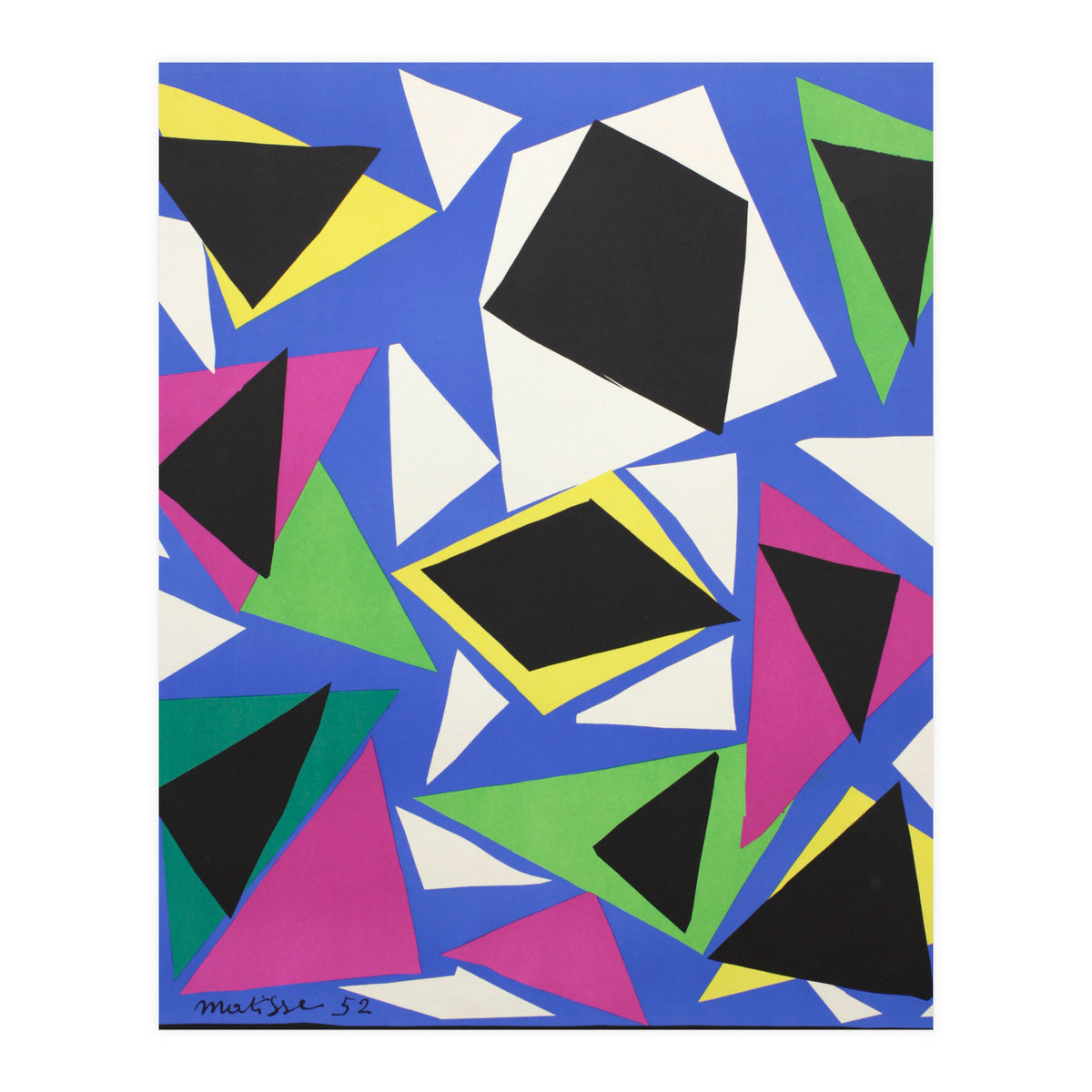 Gouaches Découpées – Henri Matisse Exhibition Poster (Print Only)