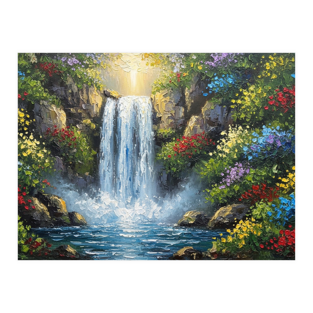 Enchanted Cascading Garden (Print Only)