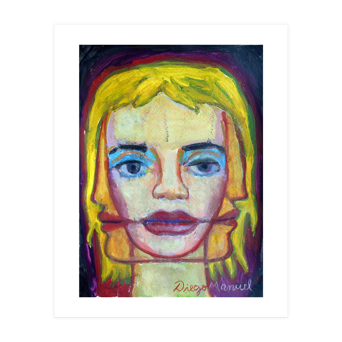 Cabeza De Mujer 17 (Print Only)