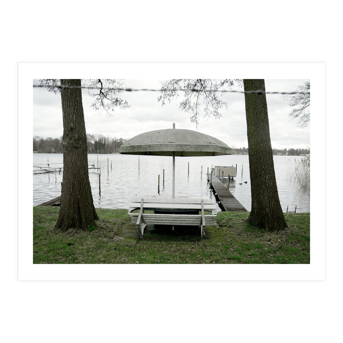 Lakeside rest place - out of season (Print Only)