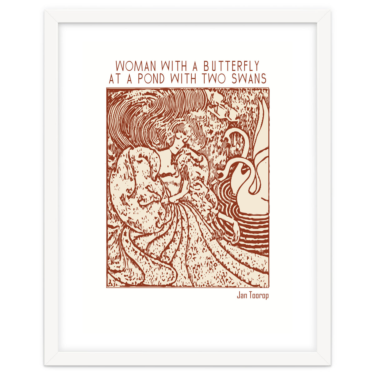 Woman With A Butterfly