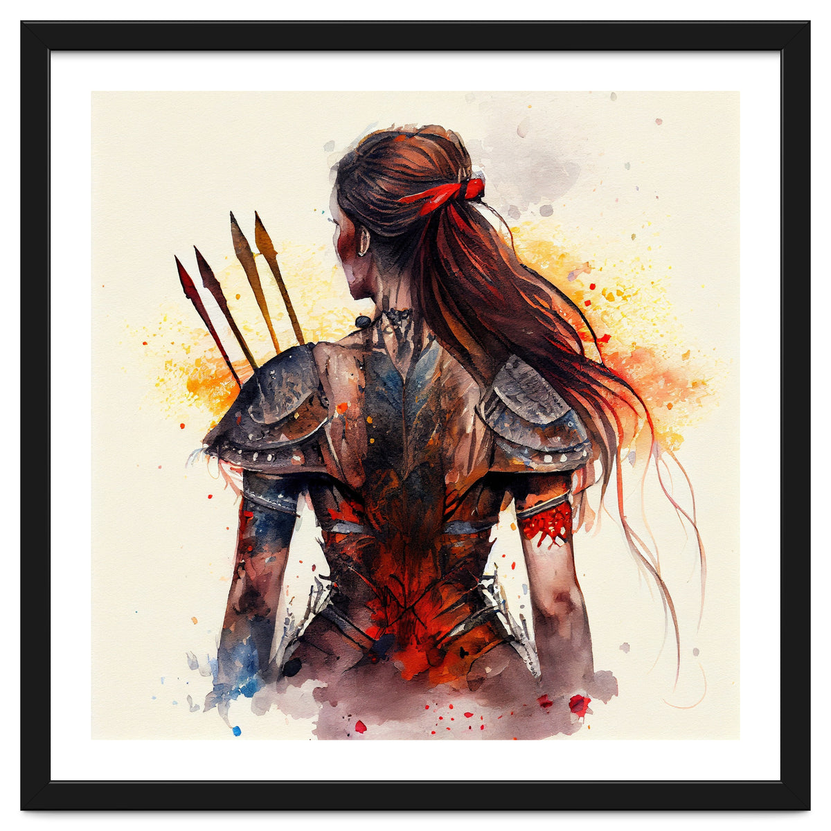 Powerful Warrior Back Woman #3